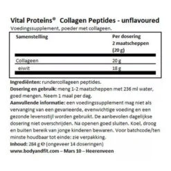 6x Vital Proteins Collageen Peptiden -Verzorgingsproducten 1016640 4