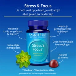 2x Valdispert Stress & Focus -Verzorgingsproducten 1023302 3