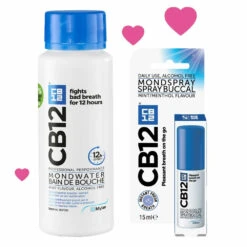 CB12 Original Mondwater + CB12 Mondspray Pakket