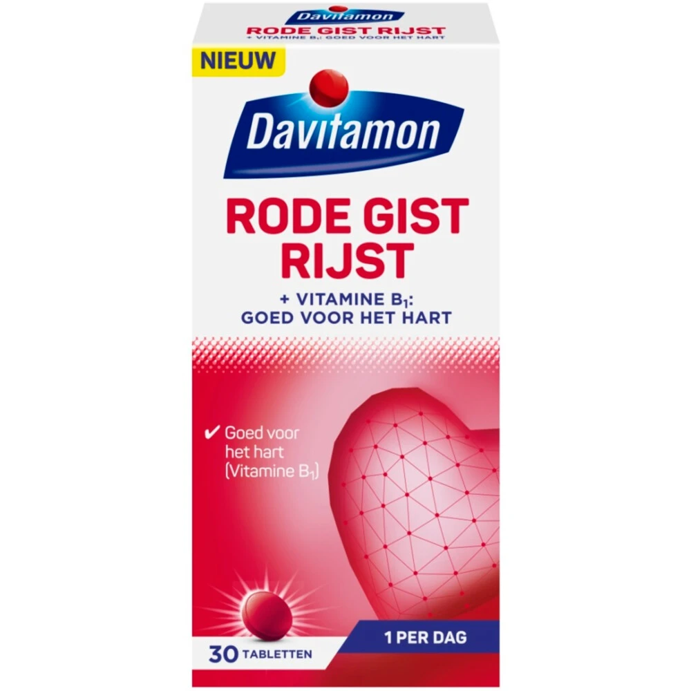 2x Davitamon Rode Gist Rijst 3 2x Davitamon Rode Gist Rijst