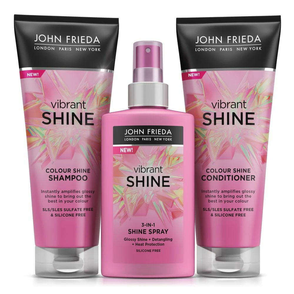 John Frieda Vibrant Shine Colour 3-in-1 Shine Spray 5 John Frieda Vibrant Shine Colour 3-in-1 Shine Spray - Afbeelding 3
