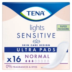 3x TENA Lights Sensitive Ultra Normal