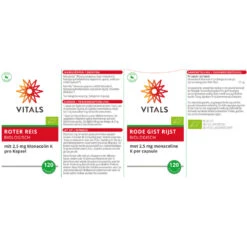 Vitals Rode Gist Rijst Bio -Verzorgingsproducten 1054492 3