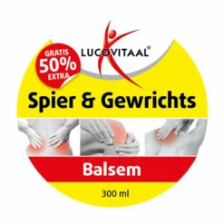 3x Lucovitaal Spier & Gewrichtsbalsem 50% Extra -Verzorgingsproducten 1067589 4