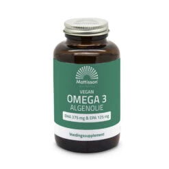 Mattisson HelathStyle Vegan Omega 3 Algenolie 375 DHA 125 EPA