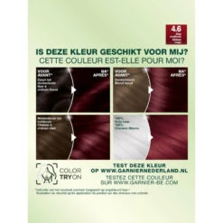 Garnier Nutrisse Creme Haarverf 46 - Roodbruin 8 Garnier Nutrisse Creme Haarverf 46 - Roodbruin -Verzorgingsproducten 132107 3