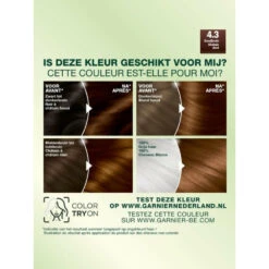 Garnier Nutrisse Creme Haarverf 43 - Goudbruin -Verzorgingsproducten 132109 3