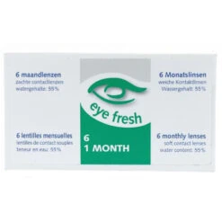 Eye Fresh Zachte Maandlenzen 6-pack -5,25