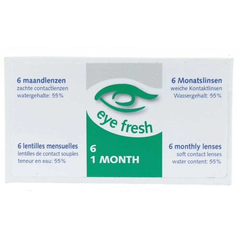 Eye Fresh Zachte Maandlenzen 6-pack -5,25 3 Eye Fresh Zachte Maandlenzen 6-pack -5,25