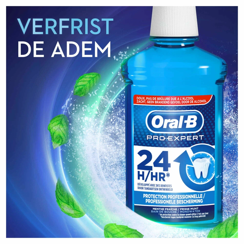Oral B 3x Oral-B Mondwater Pro-Expert Professionele Bescherming 6 Oral B 3x Oral-B Mondwater Pro-Expert Professionele Bescherming - Afbeelding 4