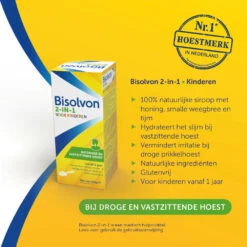 Bisolvon Hoestsiroop 2-in-1 Kind -Verzorgingsproducten 987190 2